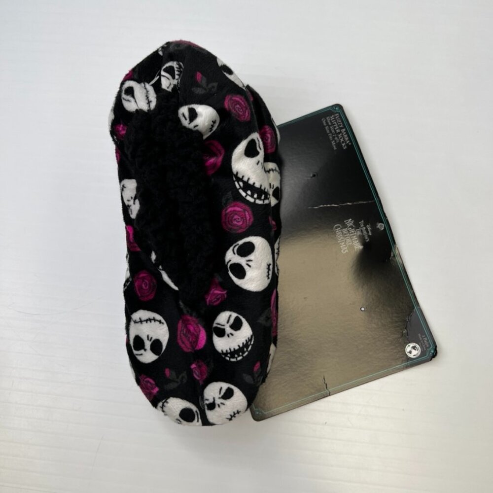 The Nightmare Before Christmas Slipper Socks Women 8.5 Jack Emoti Disney Core Ne